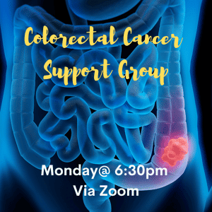 Colorectal Cancer Support Group @ Virtual via Zoom